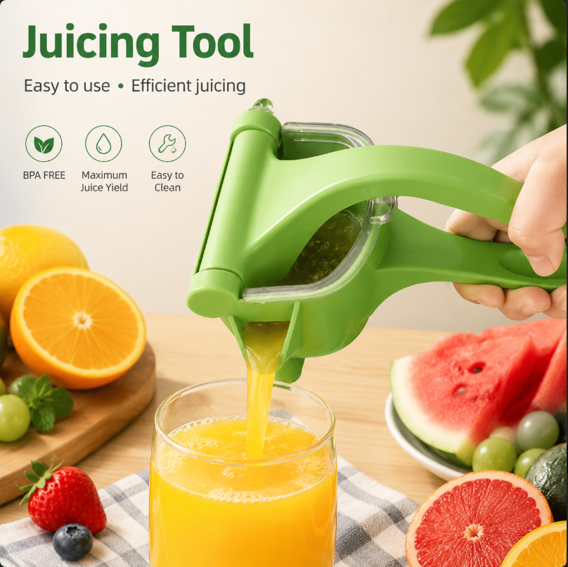 Power Tools Green Color - 1pc Green Multifunctional Juicer Handheld Non-electric
