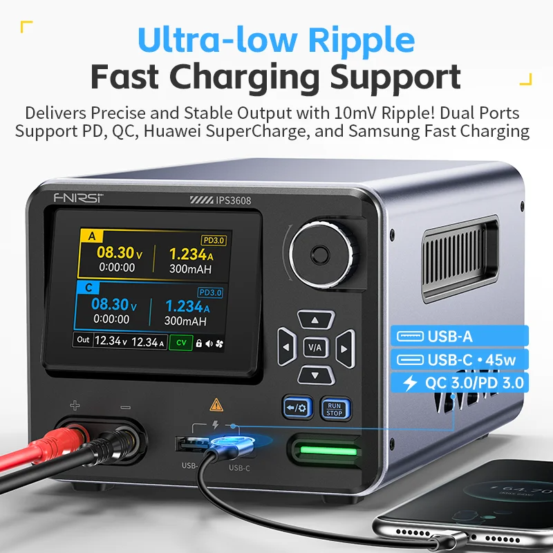 Power Tools Display - FNIRSI IPS3608 Adjustable DC Power Supply