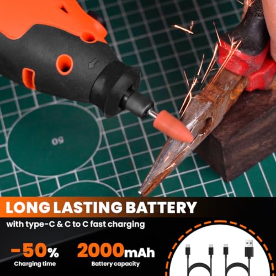 Cordless Rotary Tool 12V 6 Spe - Power Tools Display recension och pris