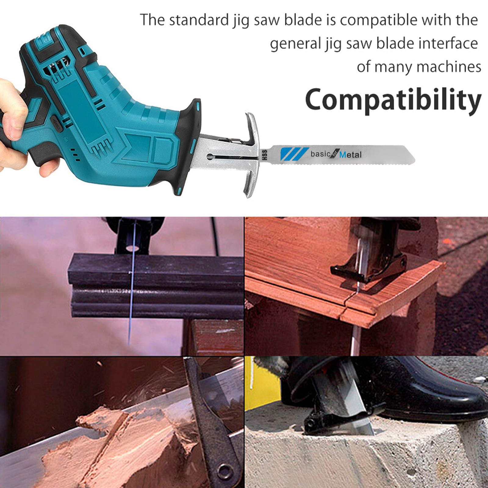 48 to 192Pcs Jig Saw Blade Set - Power Tools Jigsaw recension och pris