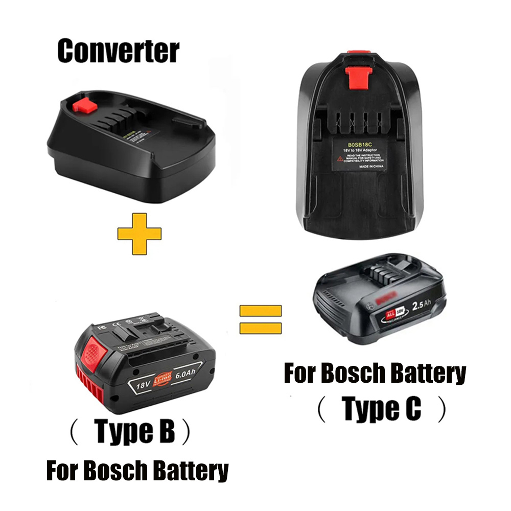 Battery Adapter Use For Bosch  - Power Tools Green Color recension och pris