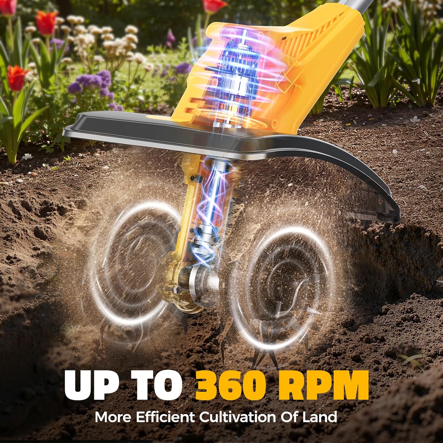Cordless Tiller Cultivator Com - Power Tools Jack recension och pris