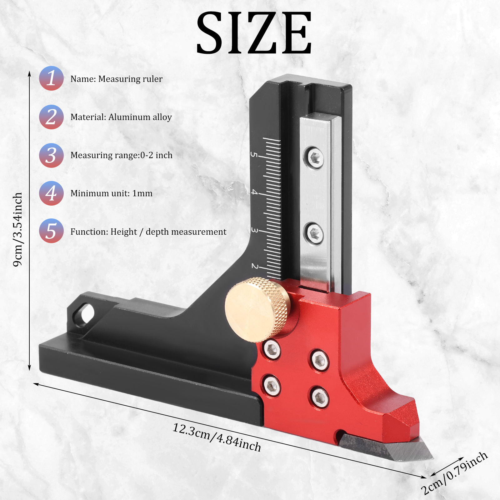 Woodworking Height Gauge DIY A - Scroll Saw Bench recension och pris