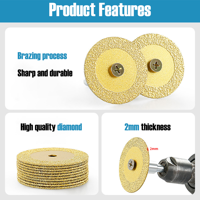 40mm Braze Diamond Saw Blade M - Power Tools Jack recension och pris