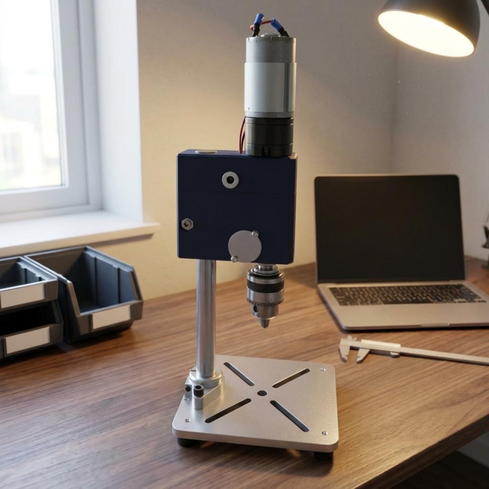 Mini Drill Press Compact Deskt - Power Tools Portable recension och pris