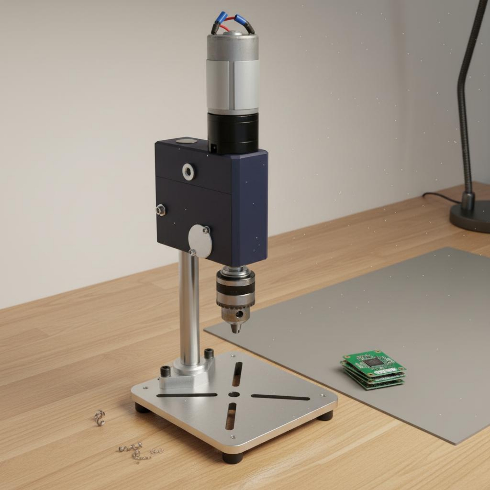 Mini Drill Press Compact Deskt - Power Tools Portable recension och pris