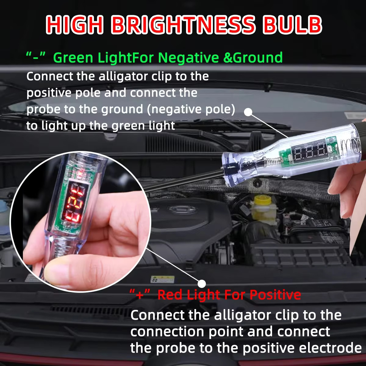 5V-120V Car Tester Pen Voltage - Power Tools Display recension och pris