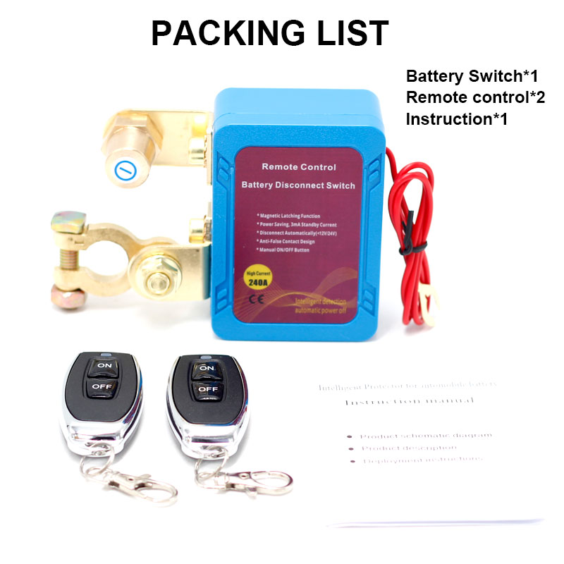 12V 240A Battery Disconnect Sw - Power Tools Manufacturers In China recension och pris