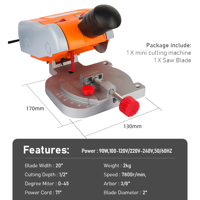 Mini Cutting Machine 45 Degree - Scroll Saw Bench recension och pris