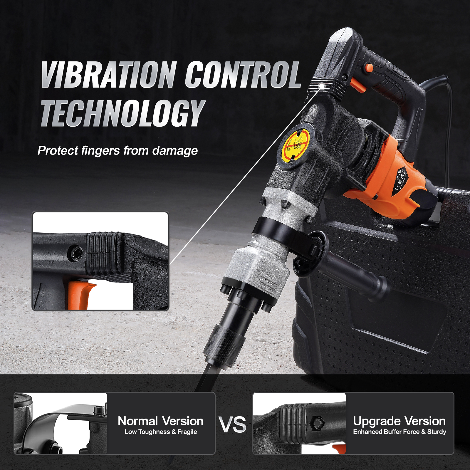 SucceBuy 1400W Demolition Jack - Power Tools Jack recension och pris