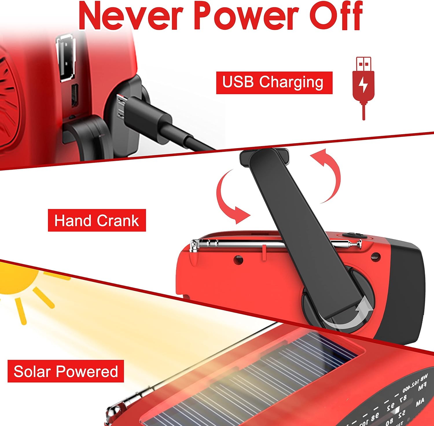 Portable Hand Crank Generator  - Power Tools Generator recension och pris