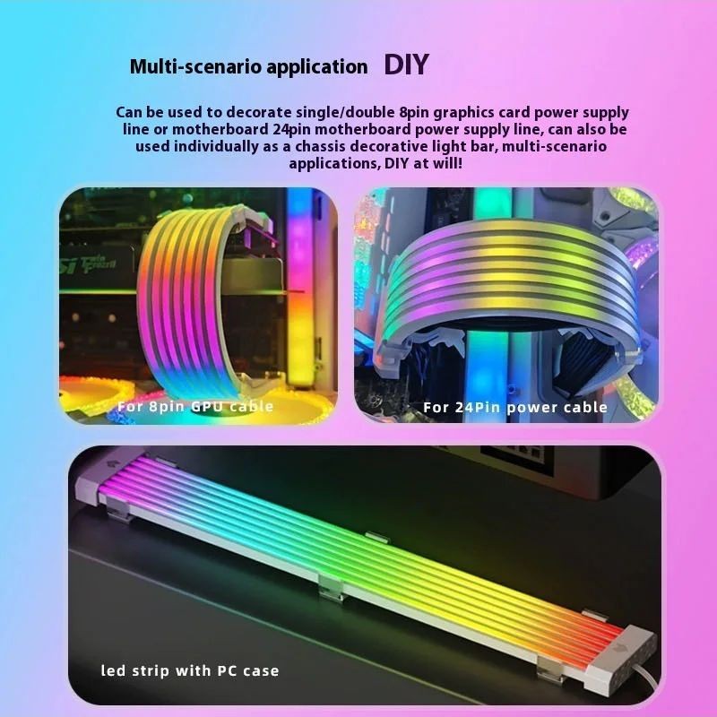 ARGB Chassis Neon Strips 5V Po - Power Tools Book recension och pris